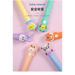 Bàn chải đánh răng trẻ em cán dài hình thú sợi lông mềm cho bé từ 2y+ - Image 3