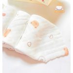 Khăn sữa sợi tre 4 lớp Manny hộp 5 cái cho bé từ sơ sinh - Image 2