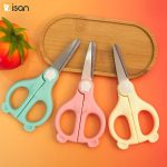 Kéo cắt đồ ăn dặm Misan inox 304 có hộp đựng có nắp đậy an toàn - Image 2