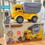 Đồ chơi Xe chở lego lắp ráp 124 chi tiết hình Vịt - Khủng long - Xe máy xúc cho bé - Image 3