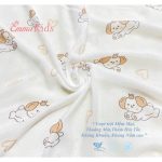 Khăn tắm sợi tre lưới cao cấp Emma Kids hộp 1 cái cho bé từ sơ sinh - Image 2