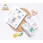 [Hộp 2c] Khăn tắm sợi tre Manny cho bé từ sơ sinh kt 110x120cm - Image 5