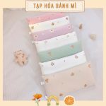 Gối nằm khổ dài 30x60 Monona thêu hình trần bông cho bé