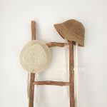 Nón vành cói cột dây ren kiểu vintage cho bé gái hợp đi biển đi du lịch - Image 2