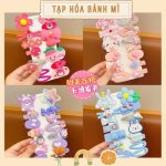 Set vỉ 14 kẹp tóc mái họa tiết silicon mềm dễ thương cho bé gái - Image 2