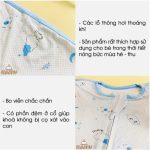 Nhộng chũn thông hơi Manny vải thoáng mát cho bé từ sơ sinh - Image 6