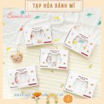 Khăn sữa sợi tre lưới Emma Kids hộp 5 cái cho bé từ sơ sinh