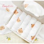 Khăn sữa sợi tre lưới Emma Kids hộp 5 cái cho bé từ sơ sinh - Image 2