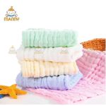 [Trơn/Họa tiết] Set 5 Khăn sữa xô nhăn Manny 6 lớp cho bé từ sơ sinh - Image 6