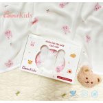 Khăn sữa sợi tre lưới Emma Kids hộp 5 cái cho bé từ sơ sinh - Image 6