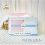 [Hộp 2c] Khăn tắm 100% sợi tre lụa Manny cho bé từ sơ sinh kt 100x100cm - Image 3