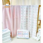 [Hộp 2c] Khăn tắm 100% sợi tre lụa Manny cho bé từ sơ sinh kt 100x100cm - Image 5