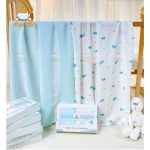 [Hộp 2c] Khăn tắm 100% sợi tre lụa Manny cho bé từ sơ sinh kt 100x100cm - Image 6
