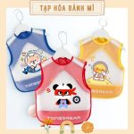 Áo yếm cộc tay 3d không thấm nước cho bé ăn dặm