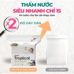 Khăn khô đa năng Mamamy Tropical túi 160 tờ vệ sinh cho bé - Image 2