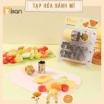 Khuôn cắt inox Misan 8 chi tiết tạo hình đồ ăn dặm cho bé / cắt tỉa Rau Củ, Bánh Quy, Trái Cây
