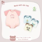 Bodychip Body suit cộc tay Dokma DB2805 bé trai bé gái