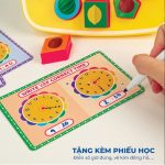 Đồ chơi Đồng hồ học số và hình cho bé - Image 2