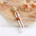 Đũa tập ăn hình thú Misan xỏ ngón cho bé tập ăn dặm - Image 5