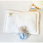 Gối nằm cotton trần bông Manny cao cấp cho bé từ sơ sinh - Image 6