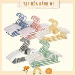Móc phơi đồ hình Gấu 5 màu phơi quần áo trẻ em (set 5c)