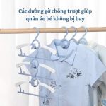Móc phơi đồ hình Gấu 5 màu phơi quần áo trẻ em (set 5c) - Image 3