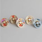 Ty ngậm giả ti núm tròn cao su BIBS STUDIO COLOUR phiên bản họa tiết mới - Image 5