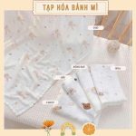 Khăn tắm sợi tre Joonee x Monona họa tiết hình xinh cho bé