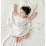 Khăn tắm sợi tre Joonee x Monona họa tiết hình xinh cho bé - Image 6
