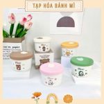 [1 nắp] Hũ sứ đa năng Misan 1 nắp sứ / nắp silicon chia vạch 250ml cho bé ăn dặm