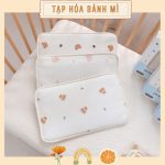 Gối đầu Airmesh vải cotton waffle Monona cho bé từ sơ sinh có hộp làm quà tặng - Image 3