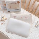 Gối đầu Airmesh vải cotton waffle Monona cho bé từ sơ sinh có hộp làm quà tặng - Image 6