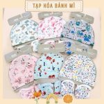 Set 3 món nón bao tay chân Bebe comfort cho bé từ sơ sinh đến 6m