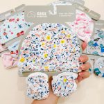 Set 3 món nón bao tay chân Bebe comfort cho bé từ sơ sinh đến 6m - Image 2